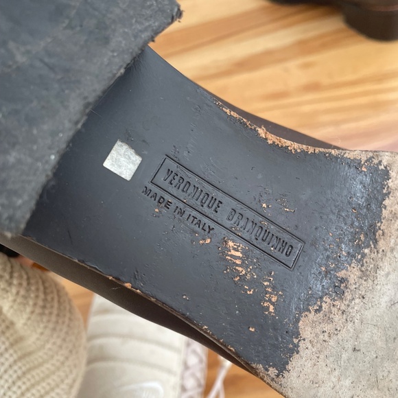 Vintage Leather Chelsea Boots w/Rose Gold -Veronique Branquinho- fits (9.5 US) - Picture 5 of 5